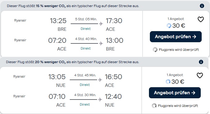 往返机票30欧起德国纽伦堡科隆不来梅卡尔斯鲁厄往返西班牙大加那利岛富埃特文图拉岛特内里费岛兰萨罗特岛